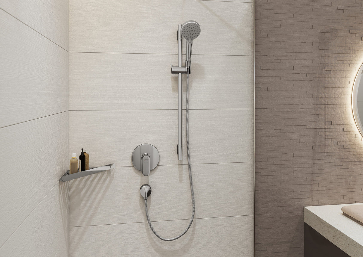 hansgrohe FixFit Wandanschluss E ohne Rückflussverhinderer, Chrom