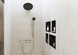 hansgrohe FixFit Wandanschluss Square mit Rückflussverhinderer, Chrom