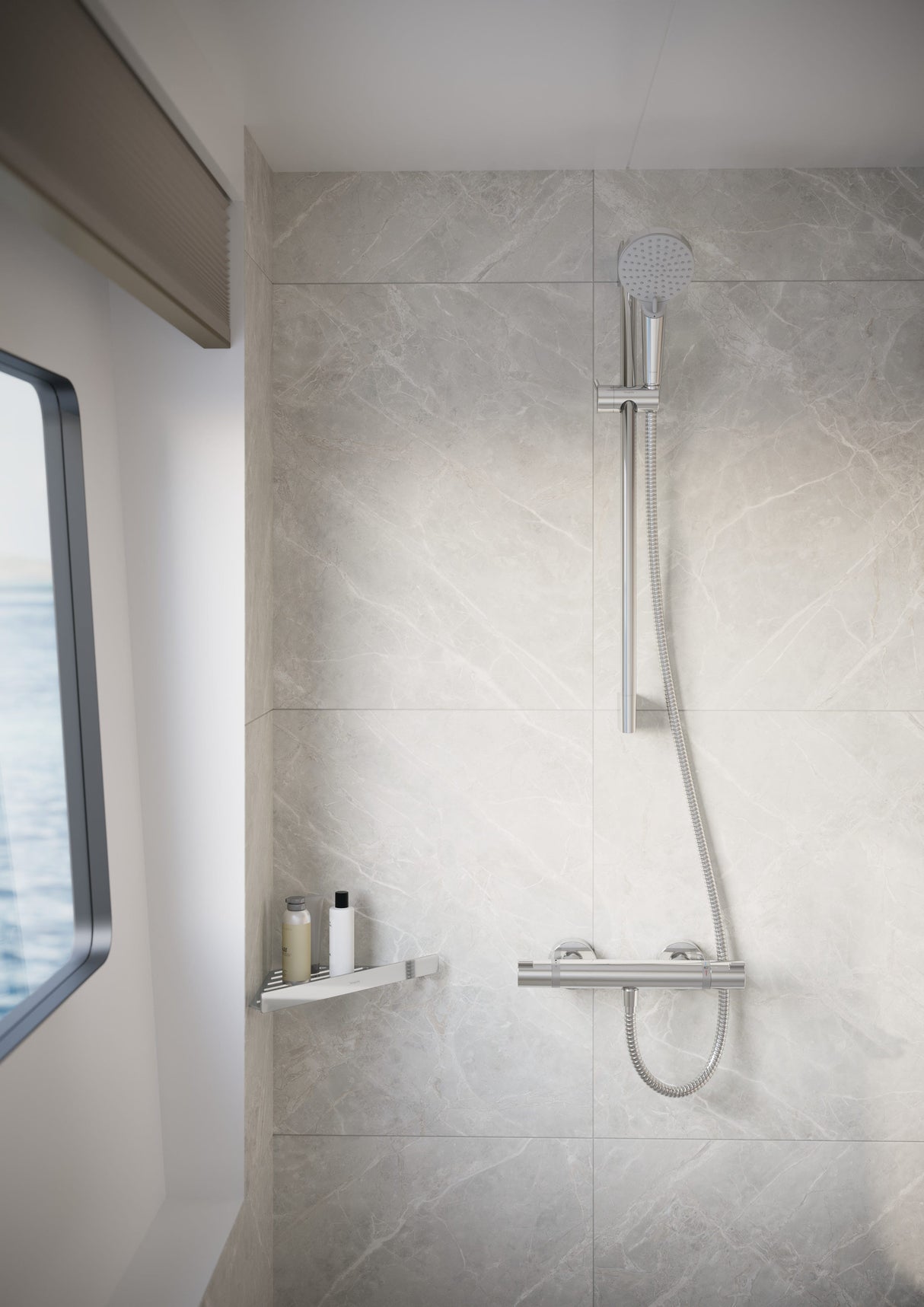 hansgrohe Ecostat Comfort Brausethermostat Aufputz, Chrom