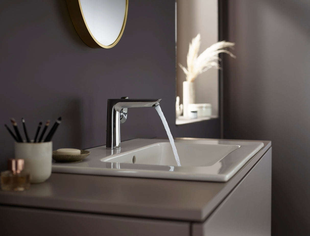 hansgrohe Talis E Einhebel-Waschtischmischer 150 mit Zugstangen-Ablaufgarnitur, Chrom