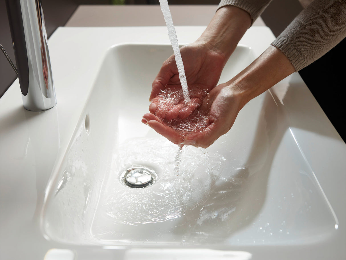 hansgrohe Talis E Einhebel-Waschtischmischer 110 mit Push-Open Ablaufgarnitur, Chrom