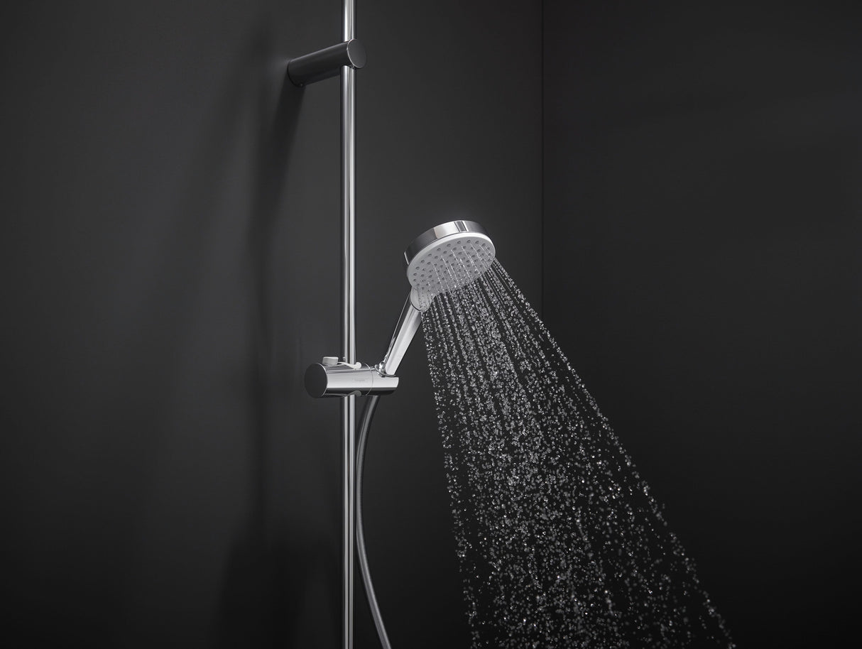 hansgrohe Crometta Handbrause 100 1jet EcoSmart+, Weiß/Chrom