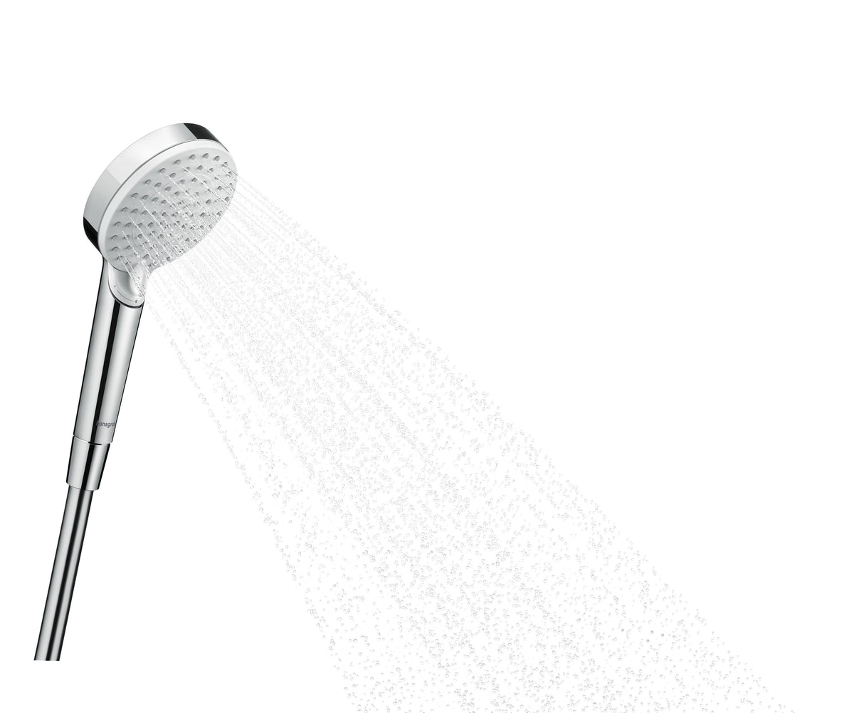 hansgrohe Crometta Handbrause 100 Vario, Weiß/Chrom