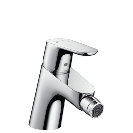 hansgrohe Focus Einhebel-Bidetmischer mit Zugstangen-Ablaufgarnitur, Chrom