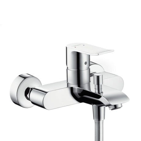 hansgrohe Metris Einhebel-Wannenmischer Aufputz, Chrom