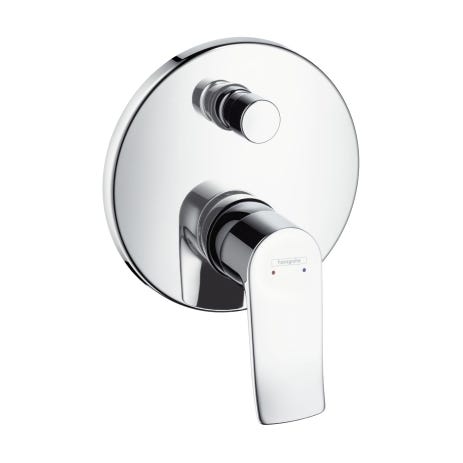 hansgrohe Wannenmischer Unterputz Metris Fertigset