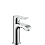hansgrohe Metris Einhebel-Waschtischmischer 100 für Handwaschbecken ohne Ablaufgarnitur, Chrom