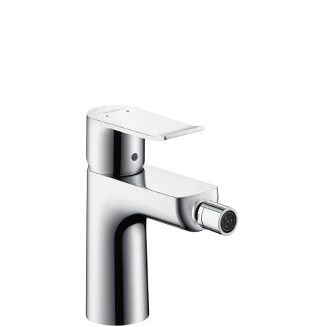 hansgrohe Metris Einhebel-Bidetmischer mit Zugstangen-Ablaufgarnitur, Chrom