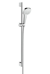 hansgrohe Croma Select E Brauseset 110 Multi mit Brausestange 90 cm, Weiß/Chrom