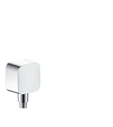 hansgrohe FixFit Wandanschluss mit Rückflussverhinderer, Chrom