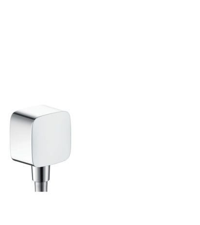 hansgrohe FixFit Wandanschluss mit Rückflussverhinderer, Chrom