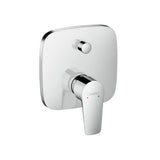 hansgrohe Talis E Einhebel-Wannenmischer Unterputz mit integrierter Sicherungskombination nach EN1717 für iBox universal, Chrom
