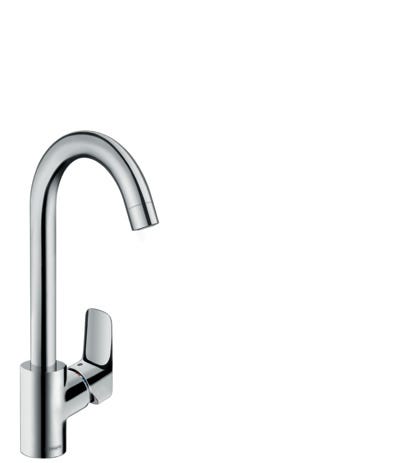hansgrohe Logis M31 Einhebel-Küchenmischer 260, 1jet, Chrom