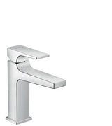 hansgrohe Metropol Einhebel-Waschtischmischer 110 mit Hebelgriff und Zugstangen-Ablaufgarnitur, Chrom