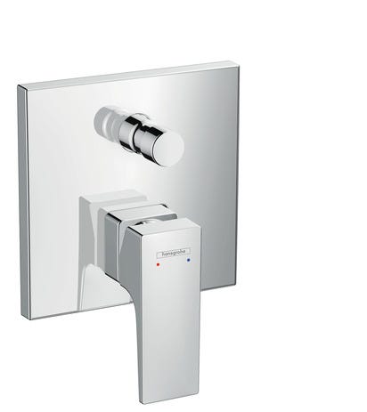 hansgrohe Metropol Einhebel-Wannenmischer Unterputz mit Hebelgriff für iBox universal, Chrom