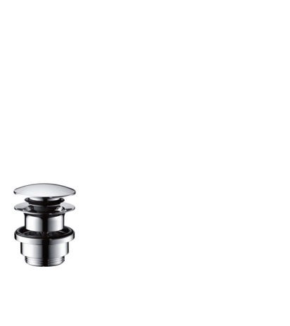 hansgrohe Ablaufgarnitur Push-Open für Waschtisch- und Bidetmischer, Chrom