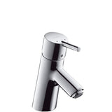 hansgrohe Talis S Einhebel-Waschtischmischer für Niederdruck/offene Warmwasserbereiter mit Zugstangen-Ablaufgarnitur, Chrom