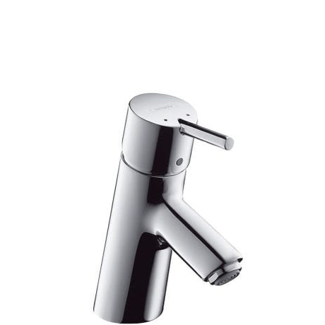 hansgrohe Talis S Einhebel-Waschtischmischer für Niederdruck/offene Warmwasserbereiter mit Zugstangen-Ablaufgarnitur, Chrom