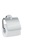 hansgrohe Logis Universal Toilettenpapierhalter mit Deckel, Chrom