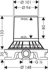 AXOR Grundkörper für Armaturen bodenstehend