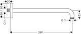 hansgrohe Brausearm E 38,9 cm, Chrom