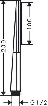 hansgrohe Rainfinity Stabhandbrause 100 1jet