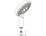 hansgrohe Raindance Select S Handbrause 120 3jet PowderRain, Chrom