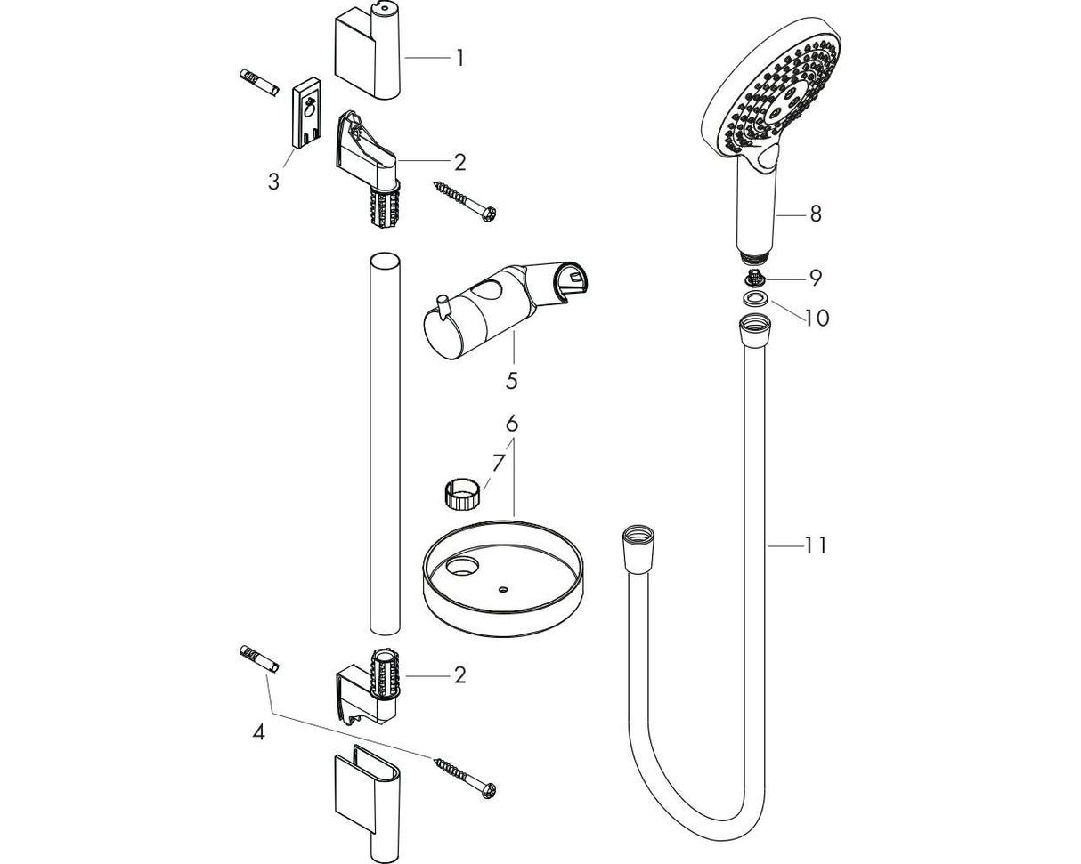 hansgrohe Brauseset