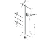hansgrohe Unica Brausestange Raindance 90 cm mit Isiflex Brauseschlauch 160 cm, Chrom