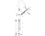 hansgrohe Talis Einhebel-Waschtischmischer 210 mit Schwenkauslauf und Push-Open Ablaufgarnitur, Chrom
