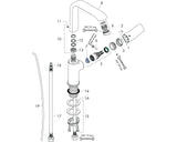 hansgrohe Metris Einhebel-Waschtischmischer 230 mit Zugstangen-Ablaufgarnitur, Chrom