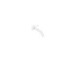 hansgrohe Brausearm 12,8 cm, Chrom