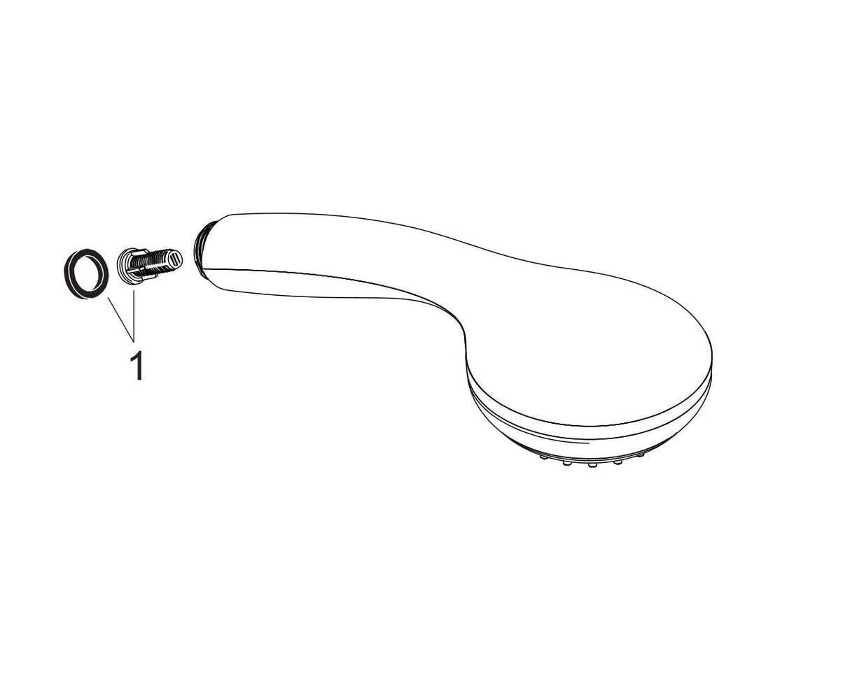 hansgrohe Crometta 85 Handbrause Mono, Chrom