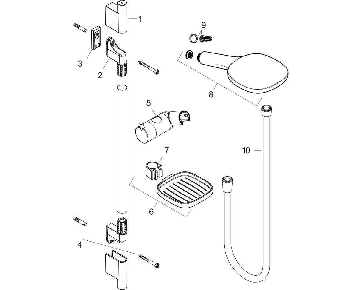 hansgrohe Brauseset