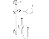 hansgrohe Raindance Select S Brauseset 120 3jet mit Brausestange und Seifenschale