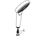 hansgrohe Croma Select S Handbrause 110 Multi, Weiß/Chrom