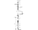 hansgrohe Logis M31 Einhebel-Küchenmischer 160, 1jet, Chrom
