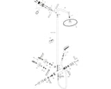 hansgrohe Crometta S Showerpipe 240 1jet mit Thermostat, Chrom