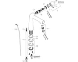 hansgrohe Talis S Einhebel-Waschtischmischer 140 mit Zugstangen-Ablaufgarnitur, Chrom
