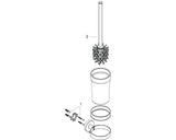 hansgrohe Logis Universal Toilettenbürstenhalter Wandmontage, Chrom