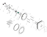 hansgrohe Brausenmischer Unterputz Metris Fertigset eckig chrom