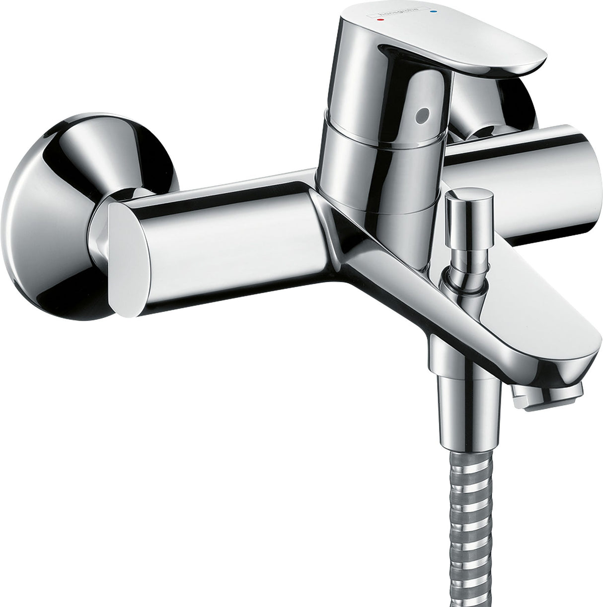hansgrohe Focus Einhebel-Wannenmischer Aufputz, Chrom