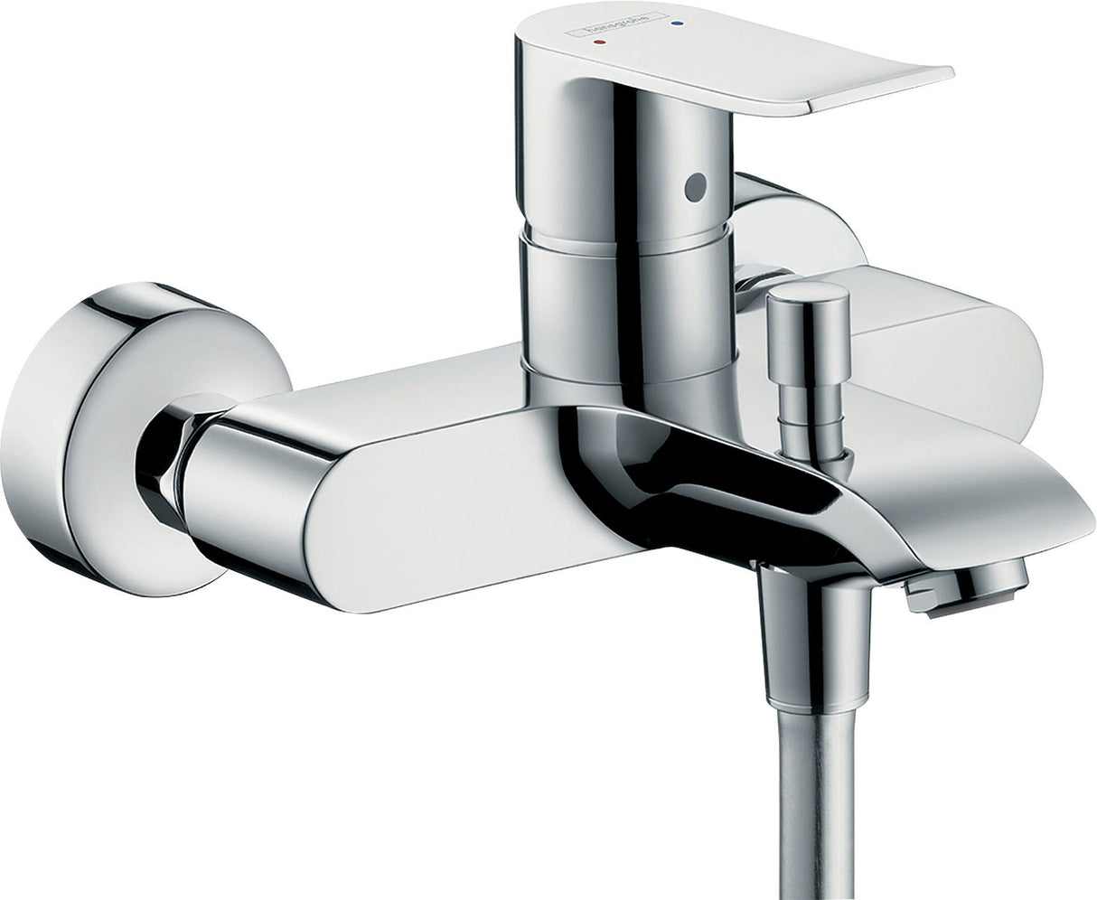 hansgrohe Metris Einhebel-Wannenmischer Aufputz, Chrom