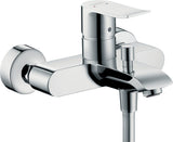 hansgrohe Metris Einhebel-Wannenmischer Aufputz, Chrom