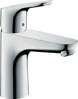 hansgrohe Focus Einhebel-Waschtischmischer 100 mit Zugstangen-Ablaufgarnitur, Chrom