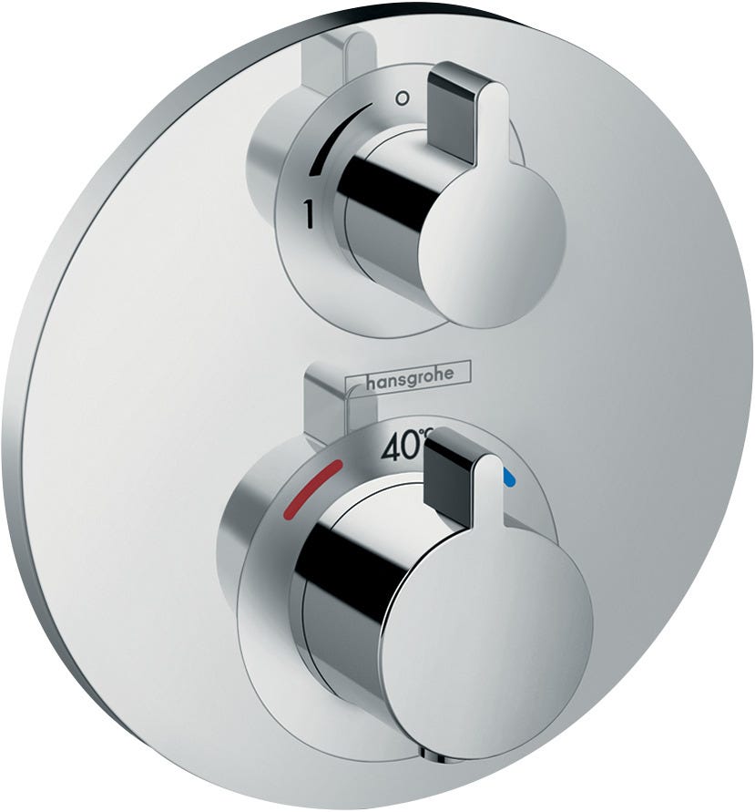 hansgrohe Ecostat S Thermostat Unterputz für 1 Verbraucher, Chrom
