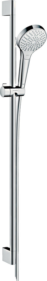 hansgrohe Croma Select S Brauseset 110 Multi mit Brausestange 90 cm, Weiß/Chrom