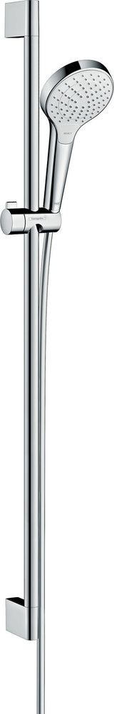 hansgrohe Croma Select S Brauseset 110 Vario mit Brausestange 90 cm, Weiß/Chrom