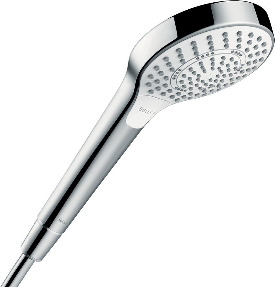 hansgrohe Croma Select S Handbrause 110 Multi, Weiß/Chrom