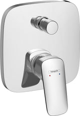 hansgrohe Logis Einhebel-Wannenmischer Unterputz mit integrierter Sicherungskombination nach EN1717 für iBox universal, Chrom